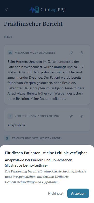 Leitlinie gefunden